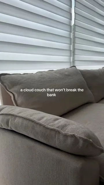 One of my favorite finds yet, this cloud couch is so comfy and it’s modular #tiktokshopcreatorpicks #homefinds #cloudcouch #couch 