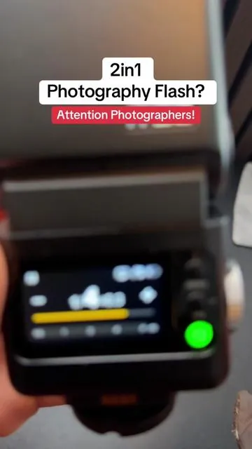 New 2and1 Photography Flash by Godox #2n1flash #detachabletrigger 