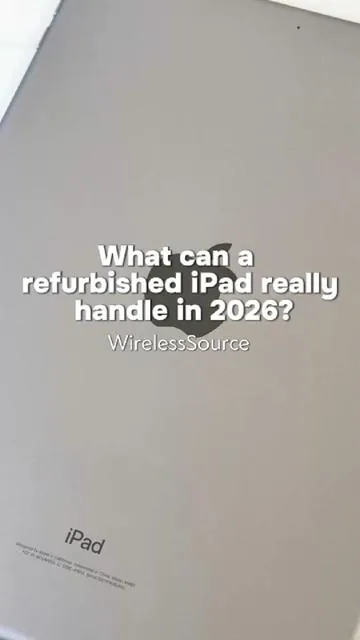 Is a refurbished iPad actually enough for daily use? I tested one step by step before making a decision. Curious what you think. #ipad #kid ##wirelesssource #sustainablefashion #viral #fyp