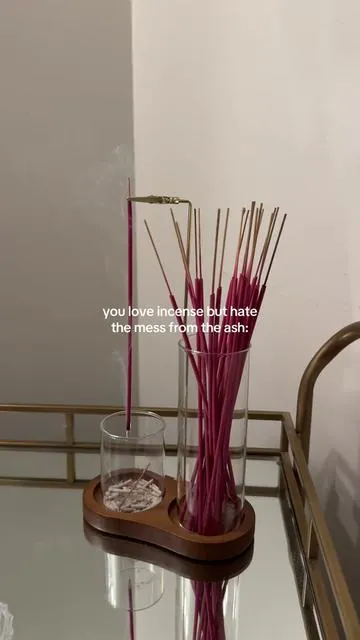 This is genius 🤭✨ #tiktokshopfinds #incense #incenseholder #homefragrance #cozyhome 