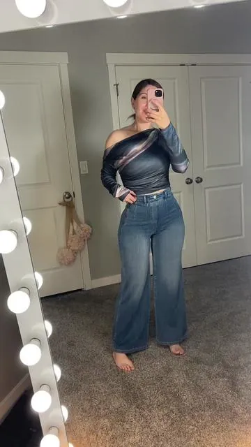 Halara Flex High Waisted Tummy control ✨💁🏼‍♀️❤️‍🔥. . . . #fyp #jeans #halara #tummycontrol #fashion 