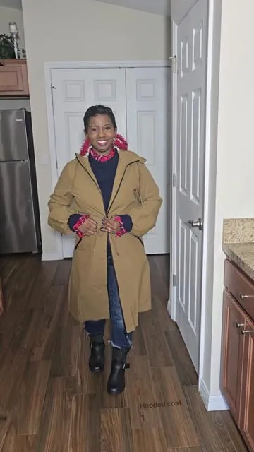 Rain coat with hoodie  #coats #raincoat  #jacket #wintercoats #fypシ 