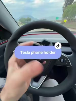 Since my Tesla won’t let me watch TV when I’m in full self drive now that I have this simple phone mount I can watch whatever I want on my phone while I’m driving. #tesla #teslatok #fyp #tiktokshopfinds #tiktokshopcreatorpicks 