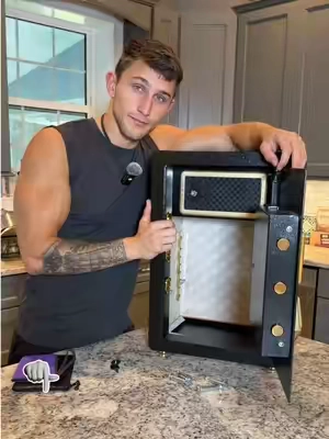 Heavy duty high end safe! #homeprotection 