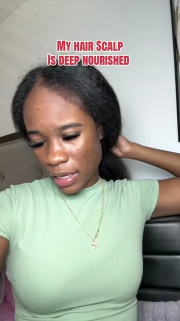 This is how I was able to grow my hair healthy I use this combine oil and apply it 2-5 times per week #tiktokmademebuyit #scalpcare #healthyhairtips 