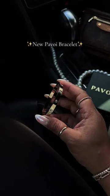 It’s so thick and such great quality too😍✨👌🏽 #pavoi #pavoibracelet #14kgoldbracelet #bangle #smallwristbracelet @PAVOI 