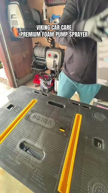 Heavy foam without a pressure washer? Say less. The @VIKING Car Care Premium Foam Pump Sprayer lays down thick, clinging foam to safely loosen dirt before you touch the paint. Perfect for pre-washes, wheels, interiors, or quick details anywhere. Durable build, easy pumping, and zero power needed — just foam on demand. 🧼🚗 #VikingCarCare #FoamSprayer #CarDetailing #AutoCare #TikTokShop