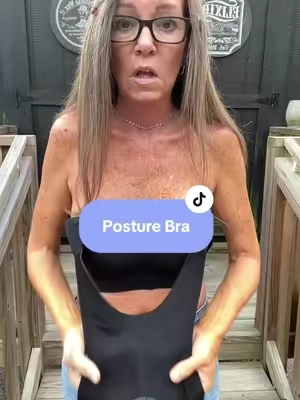 Posture correcting bra, support bra, padded bra, comfy bra, affordable bra, thick strap bra, no wore bra, sports bra, workout bra #tiktokshopcreatorpicks 