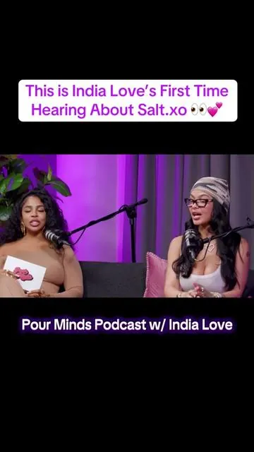 This Is India Love’s First Time Hearing About Salt XO 👀 #saltxo #indialove #skincare #wellness #bodycare 