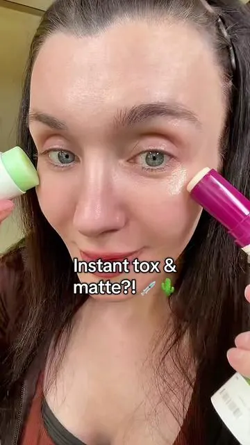 The OG stick is great for dry skin, but is oily skin girlies NEED this Cactox stick! #drmelaxin #cactox #firming #tiktokshopcreatorpicks #koreanskincare 