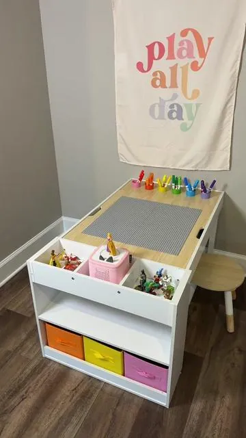 perfect addition to our playroom 🖍️❤️ #craftsforkids #kidsactivities 