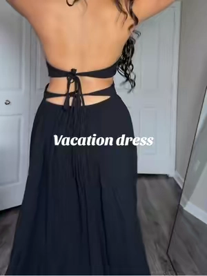Vacation Barbie #summeroutfit #sundress #resortwear #vacationdress #vacationoutfit 