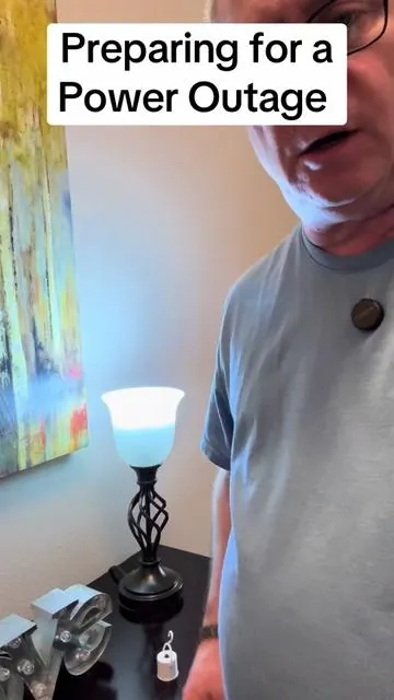 Rechargeable bulbs that fit right in (you'll see why they're a must-have). #RechargeableLight #homeessentials  #emergencypreparedness #poweroutage #tiktokshopjumpstartsale 