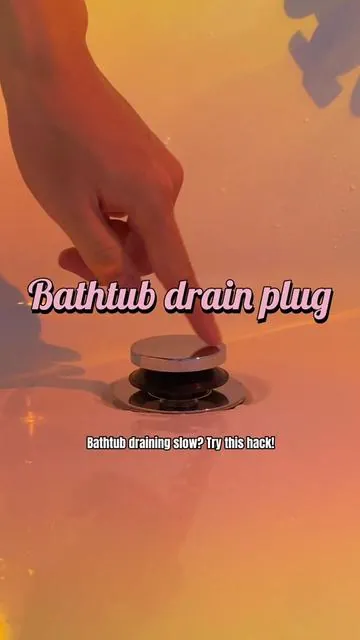 Bathtub draining slow? Try this hack! #videowave #BathroomGadget #SinkStopper #DrainPlug  #AntiClog #HomeEssentials #BathroomHacks  #HomeImprovement #BathroomDecor  #LifeHacks #FastDrain #NoMoreClogs  #HomeGadgets #CleaningTips  #BathroomUpgrade #MustHave