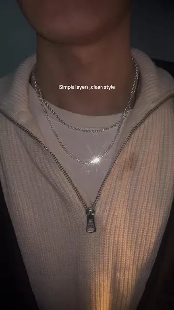 #chain #menfashion #necklace #bf #fashion #bling #cool #menoftiktok #set 