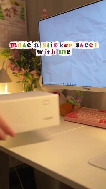 for my girlies that love convenience, this printing and cutting machine in one is for you! this is the @Liene Life pixcut s1! #liene #lienepixcuts1 #stickersheet 