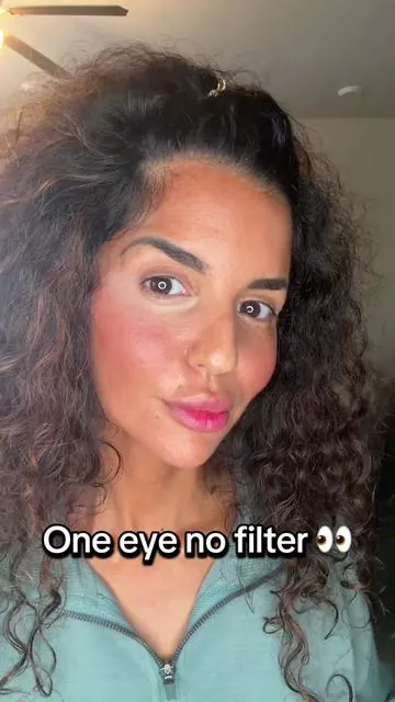 One eye vs the other. Same concealer — different brush. This Tarte Cosmetics concealer brush presses product into the skin instead of dragging it, so it lands softly and blends seamlessly. No creasing. No caking. Just a smooth, skin-like finish. 🛒 #1 best-selling — grab yours. @tarte cosmetics             	#Tarte #TarteCosmetics #ConcealerBrush #makeuptools 