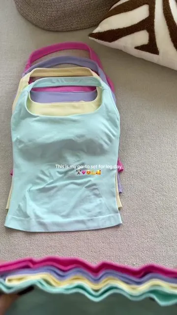I didn’t need this… but I needed THIS#coralcanton #cutetops #gymshorts #cutetops #tiktokshop 