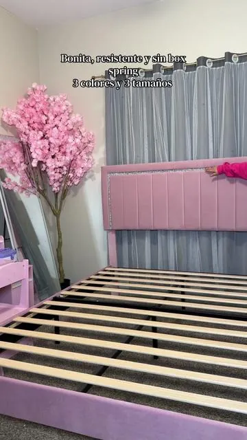 La cama perfecta para tu cuarto o el cuarto de tus hijos😻💖#tiktokshopcreatorpicks #tiktokshopjumpstartsale #camas#basedecama#bedframe 