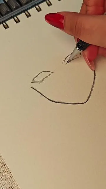 Whats next ?#tutorial #facedrawing🤦🏻‍♀️Beginning artist // Drawing cute faces when bored heals me (⁠.⁠ ⁠❛⁠ ⁠ᴗ⁠ ⁠❛⁠.⁠) follow please 💌🤍#sketch #facetutorial #drawingtutorial  face drawing tutorial :)