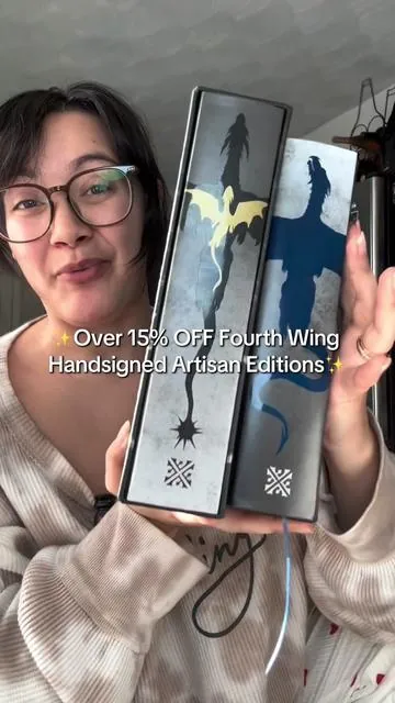 Only 5,000 copies made and Ive never seen these editions on sale so if you’ve been waiting for the price to go down , now is the time!  🐉Edition features: ✨Hand Signed by rebecca yarros + foil stamped  ✨3d embossed Slipcase ✨full colored never before seen art ✨hand lettered typography ✨epigraphic pages  ✨chapter easter eggs ✨dragon wrapped dropcaps + ✨reimagined full colored maps #fourthwing #fourthwingrebeccayarros #fablelistik #specialeditionbooks #booktok @Macmillan Publishers 