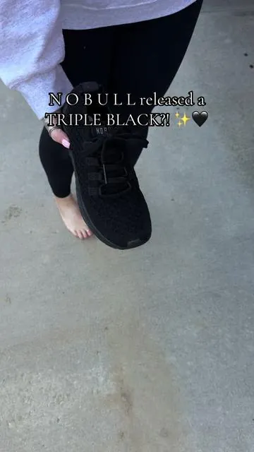 @NOBULL knit triple black sneaker 