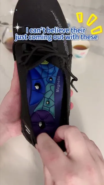 Walking or standing for hours used to make my feet ache, but not now! These supportive insoles with secret massage points keep me feeling great all day long. #HappyFeet #MassagePoints #WorkEssential #StandingApproved #FootSupportPlus​