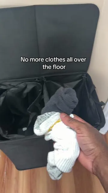 #laundry #hamper #cleantok #laundryhack #tiktokmademebuyit 