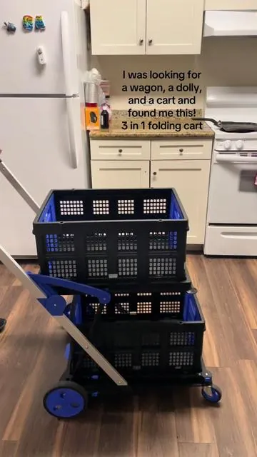 Folding cart is coming in handy 👌 #shoppingcart #cart #dolly #wagon #freeshipping 