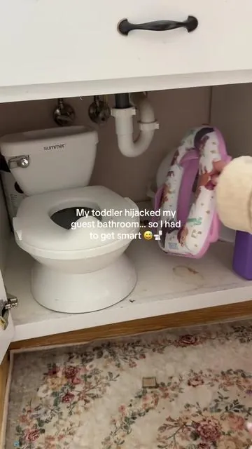 The toddler potty solution you don’t even notice ✨🚽 #tiktokshopfinds #pottytrainingmom #modernmom #homehacks #momapproved