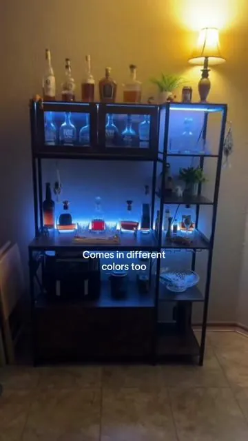 We’ve had this for a year now and still love it! We decided to use as a “bar”. #homefurniture #upgrade #storage #farmhousestyle #tiktokshopjumpstart 
