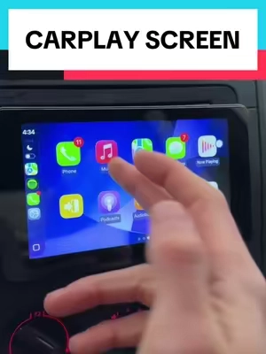 Honestly such a big upgrade, i love it #car #carplay #carplayadapter #carplayscreen 