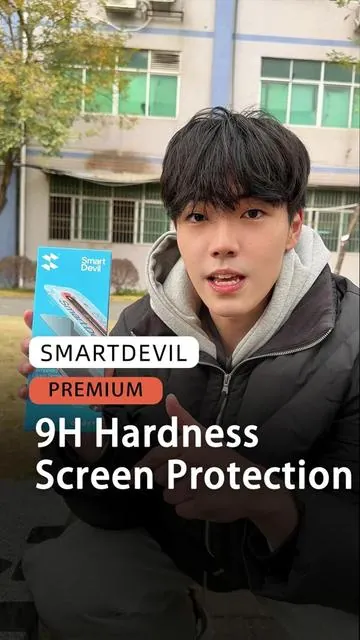 Real 9H hardness tempered glass.#screenprotector #smartdevil #easyinstallation #temperedglass #iphone17promax 