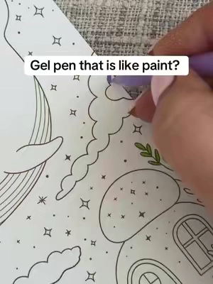 Well, they are gel pens they look and feel just like acrylic paint#TikTokShopCreatorPicks #tiktokshopjumpstartsale #gelpen #coloring 