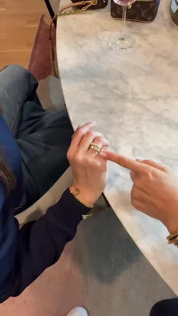 The ring stack that changes everything!! wear this together or separate each piece sparkles constantly! #moissaniteringstack #tiktokshopcreatorpicks #diamondringband #giftsforher #moissanitejewelry 