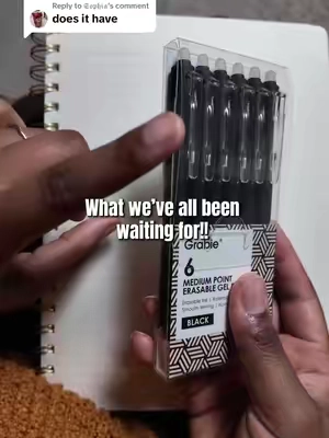 Replying to @𝔖𝔬𝔭𝔥𝔦𝔞 #grabie #erasablegelpens #writing #pens #tiktokshopjumpstartsale 