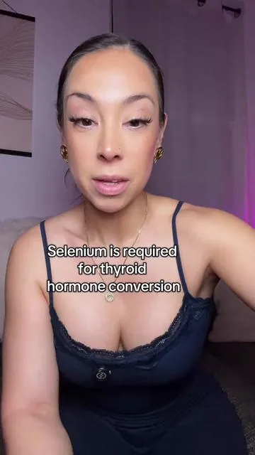 Selenium is an essential trace mineral involved in thyroid hormone conversion and antioxidant protection of the thyroid gland. It’s been studied in autoimmune thyroid conditions like Hashimoto’s and plays a role in overall hormone and metabolic support. This is part of my real daily routine. No miracle claims, just consistency and evidence based support. #doyourresearch #hashimotos #selenium #healthtok #resultsmayvary 