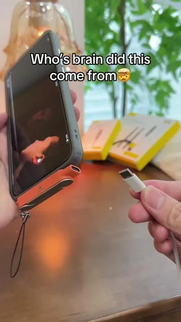 The upgrade on this cord is crazy🤯 and you get a storage bag for free! #chargingcord #charger #invisibleholdercharger #Basemo#valentinesday 
