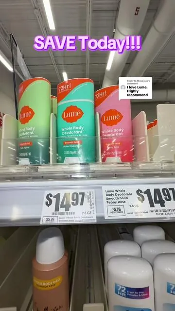 Replying to @Mojo jojo These Lume Aluminum Free Deodorants  are amazing and works so well. @Lume Deodorant  #deodorant #lumedeodorant #hygiene #bodyodor #rollwithlume 