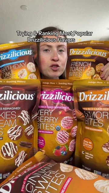 Drizzilicious does not miss 💫 What’s your favorite flavor? @Drizzilicious #drizzilicious #snacks #healthyfood #foodreview #tiktokshopcreatorpicks 