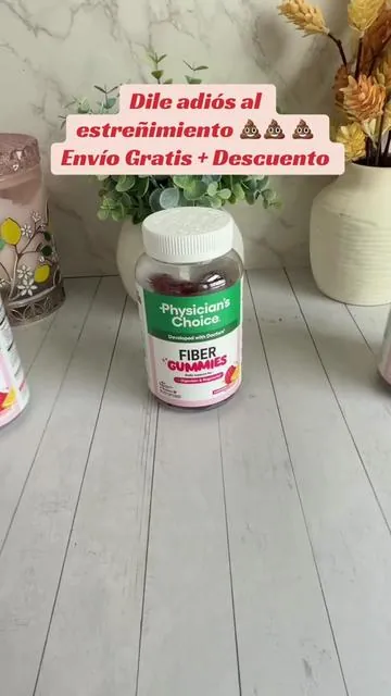 Physician’s Choice Fiber Gummies 🍓 Apoyo diario para la digestión y para ayudar a ir al baño con más normalidad. #fibergummies #digestivehealth #estreñimiento #suplementos #vitamins 