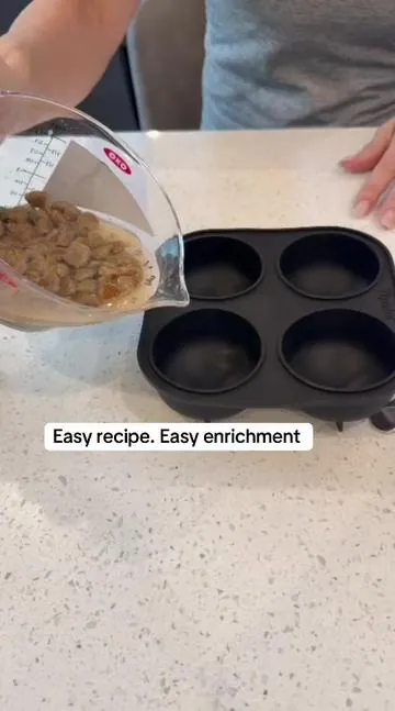 Perfect for hot days, boredom busters, and tasty mental stimulation ❄️ Set it up. Freeze it. Watch them go crazy. #DogEnrichment #FrozenDogTreats #PetSummerFun #MentalStimulation #HappyPup