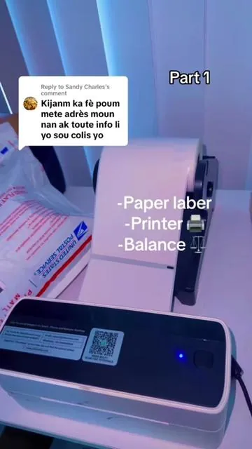 M’en kijan pou prepare shipping ou lakay ou bien fasil #shippingorders #howtodoshipping #labels #fyp #smallbusinessowner 
