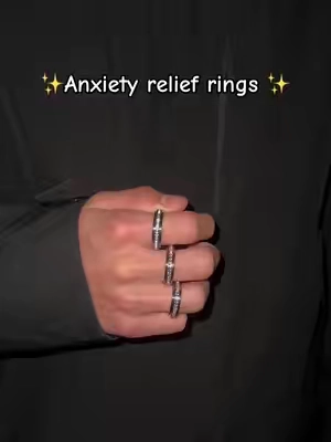 So cute and calming 🤗💖 #anxietyrelief #anxiety #ring #jewelry #fory 
