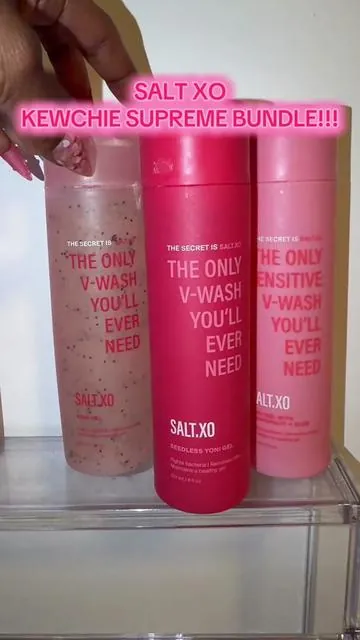 Don’t waste your money getting your yoni gels individually because there’s a bundle! #saltxo #FeminineHygiene #FeminineProducts #BlackOwnedBusiness #yoniwash  