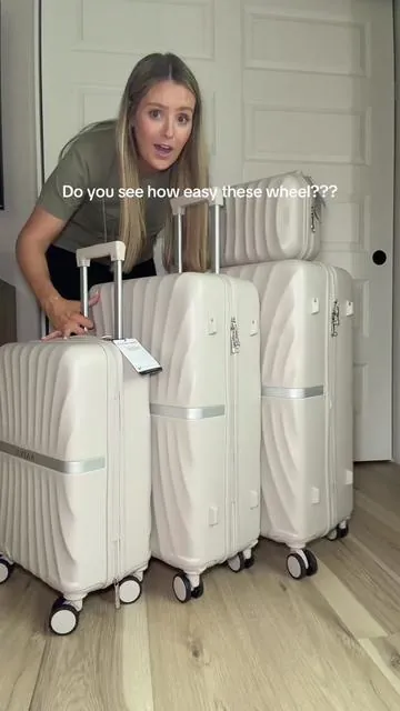 The most beautiful high quality luggage! I love hard shell luggage! Which color are you choosing? @AAIVV #tiktokshopcreatorpicks #tiktokshopjumpstartsale #tiktokshopstockup #tiktokshoploveatfirstfind #luggageset 