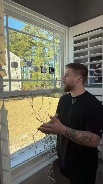 I found the best security option on TikTok and it sticks to your window 😳 #windowcamera #securitycamera