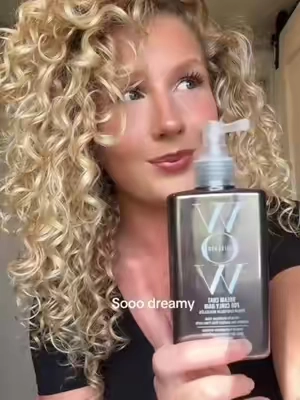 POV: your curls finally understood the assignment 💭✨ Dream Coat for Curly Hair is the curl spray that says no thanks to frizz and yes please to soft, defined, high-shine curls 🙌 This lightweight, game-changing formula enhances your natural curl pattern, boosts hydration, and keeps curls smooth even when humidity is doing the most. No crunch. No grease. No buildup. Just bouncy, touchable curls that last 😏 @Charlize #colorwow #curlyhair #curlyhairroutine #curlyhaircommunity 