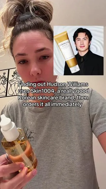 Hudson Williams has flawless skin and whatever that man is using, I’m using. #skin1004 #centella #hudsonwilliams #koreanskincare 