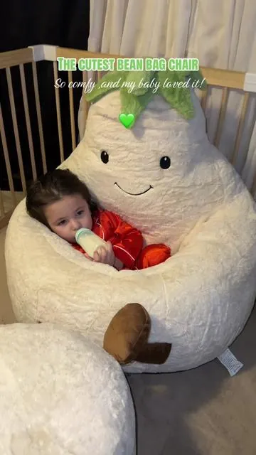 The cutest bean bag chair!! 💚🥹 #beanbagchair #beanbagchairforkids #kidschair #kidsmusthave #fyp 